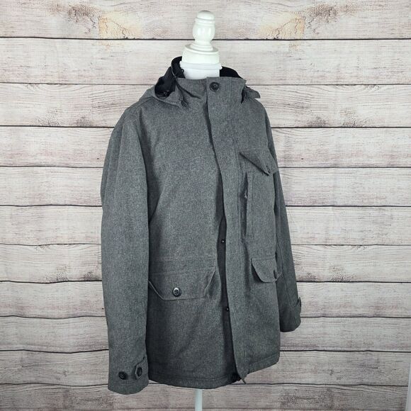 Men's L.L. Bean Parka Jacket 3 in 1 Coat Removable Shell Waterproof All Season M - Picture 6 of 9